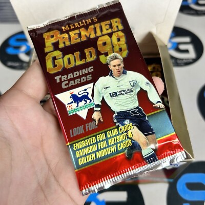 1998 Merlin's Premier Gold Soccer 1 Single Pack David Beckham | eBay