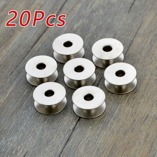 5/20Pcs Universal Machine Needle Threads Bobbins Metal Empty Spools Sewing Tools - Picture 13 of 14