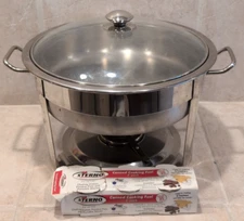 Seville Classics Commercial 4 Qt Stainless Steel Chafing Dish Model 14014