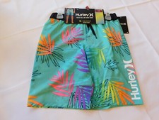 Hurley Boy's Youth boardshorts surf Size 7/8 swim shorts trunks 985873-U4G NWT