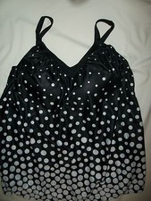 WOMENS PLUS SIZE 20W SWIMDRESS /SWIMSUIT / BATHING SUIT 2 PIECE BY SWIM 365 -