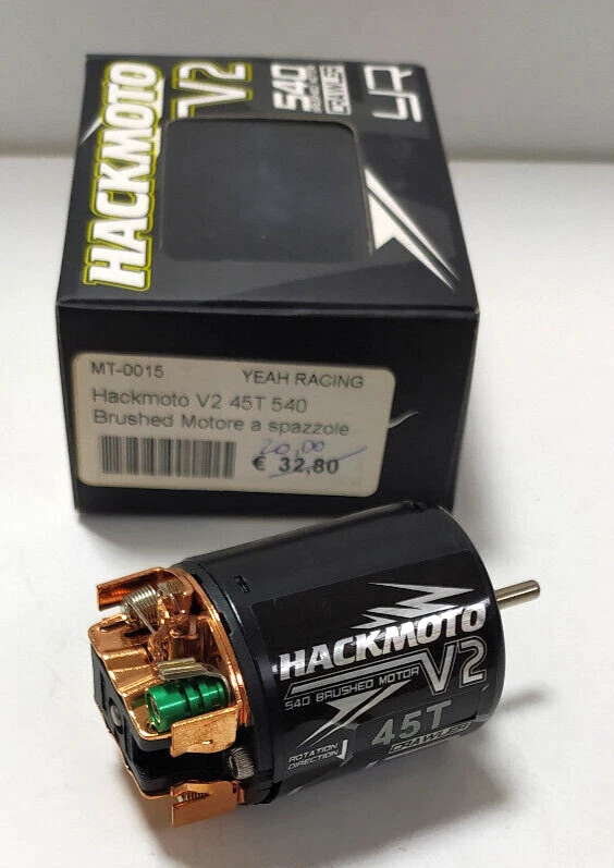 Motore Brushed 370 con Trasmissione a 2 Velocità e Dissipatore di
