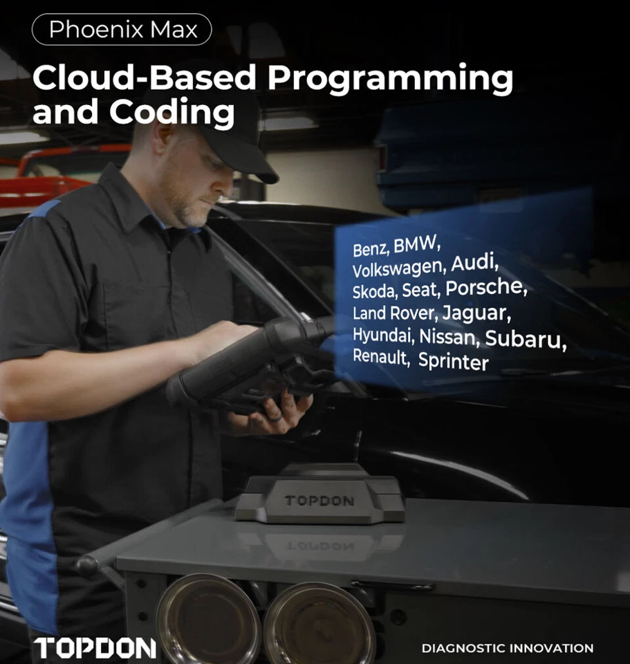 2025 TOPDON PHOENIX MAX ULTRA Diagnostic Scanner Tool ECU Programming Key Coding Foto 3 de 4