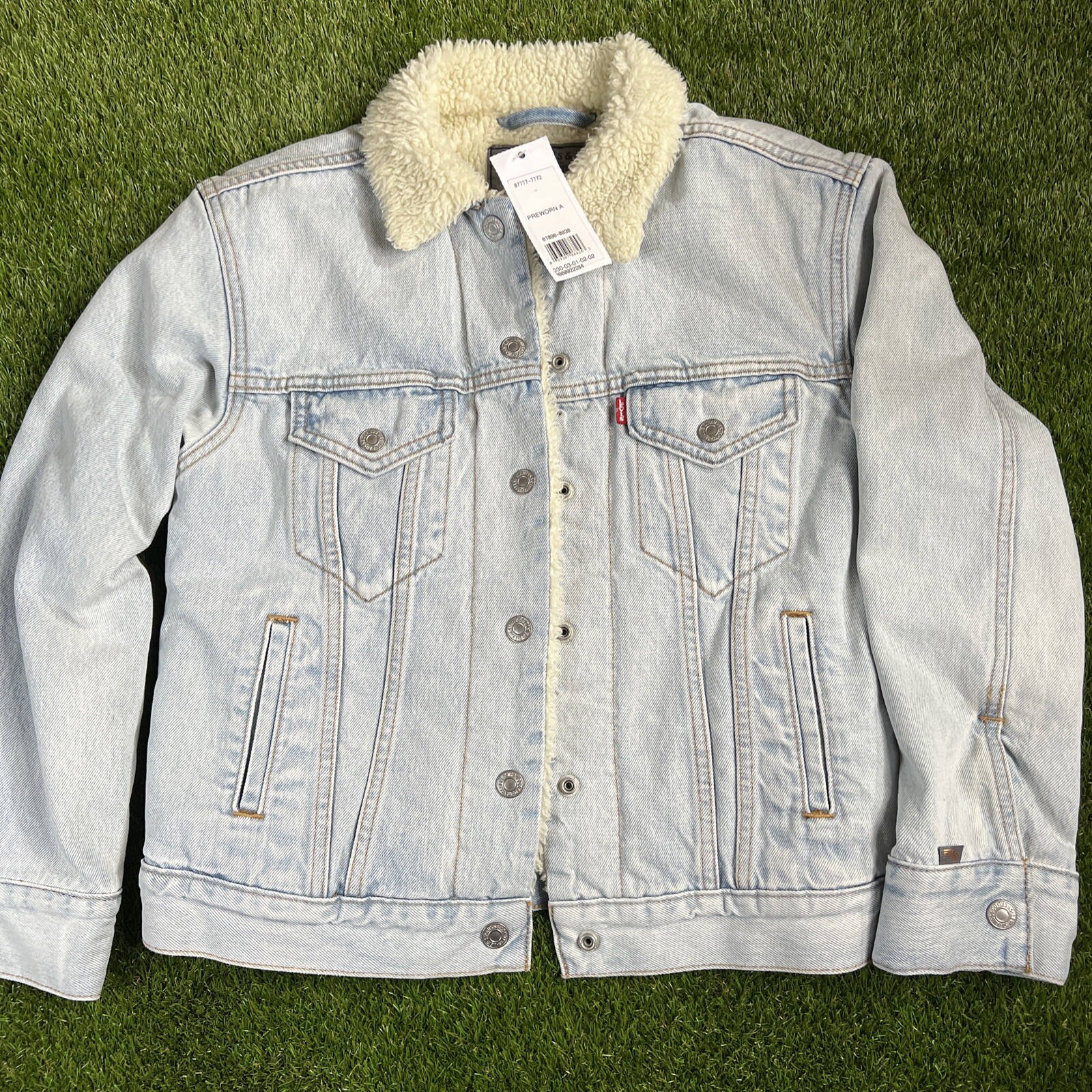 Levi's Premium Sherpa Trucker Jacket Jacquard Google … Gem