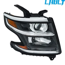 LABLT Right Side Headlight Assy HID W/LED DRL For 2015-2020 Chevy Tahoe/Suburban