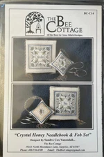 The Bee Cottage - Crystal Honey Needlebook & Fob Set - Cross stitch chart