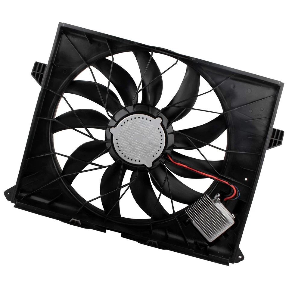 Motor ventilador condensador radiador para Mercedes Benz GL ML reemplaza 1645000093 Foto 3 de 4