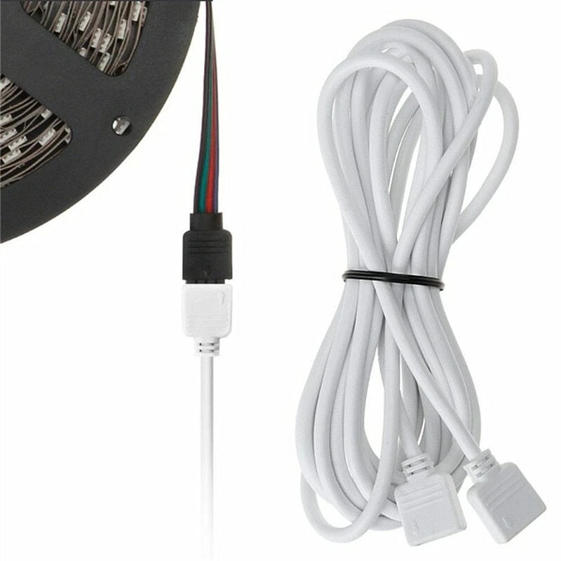 4pin 5pin 10M 5M 3M 2M 1M 30CM led connector Wire for  RGBW RGB LED Strip - Image 4 of 4