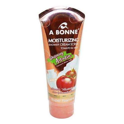 3 x A Bonne' Duschcreme Aufhellendes Peeling Tomaten & Milch super schäumend 350g - Bild 2 von 6