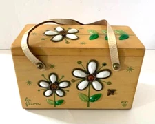 Vintage Enid Collins '"Les Fleurs" Box Bag Purse