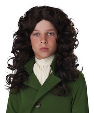 17th Century Victorian Cavalier/Isaac Newton Child Wig