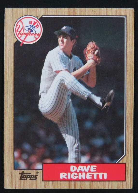 1987 Topps Dave Righetti #5 Baseball Card Lot (100)