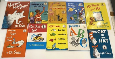 Lot of 10 Beginner Books - Dr. Seuss & More Hardcover Set - Horton, Green Eggs