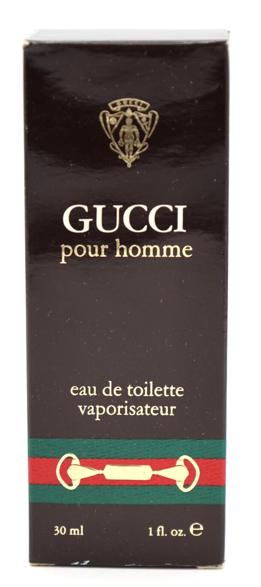 Vintage GUCCI POUR HOMME 30ml / 1 oz EDT Original Formula 1990s
