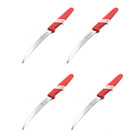 Set 4 Pcs Fruit knife Carving tool vegetable wood food stainless steel soap SD