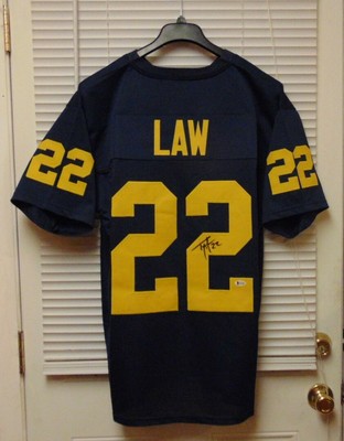 ty law michigan jersey