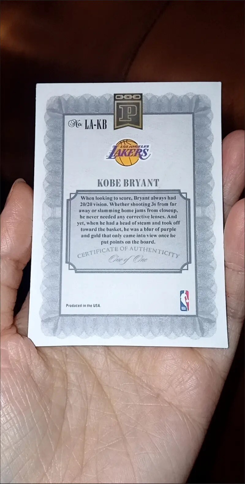 National Treasures Logoman Kobe Bryant Autographs Signed Jersey Star Card view 8