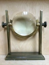 INTERLUDE HOME WILLET BRASS DESKTOP MAGNIFYING GLASS 10