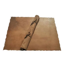 1x Retro Handmade Parchment Real Sheepskin Writing Paper for Special Card Crafts