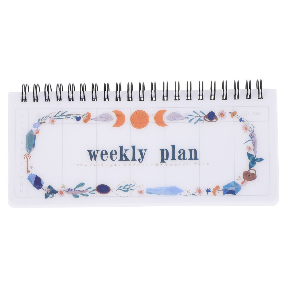 Planner Tearable Weekly Portable Coil Flip-Up Notepad (Garland Planner) Student-image