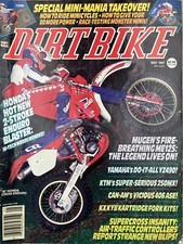 Dirt Bike Magazine May 1987 Honda CR250 Enduro Yamaha YZ490 KTM250 Can Am Leisk