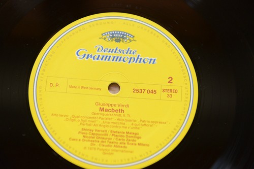 VERDI Macbeth highlights Verrett Domingo ABBADO LP DGG 2537 045 - Bild 5 von 6