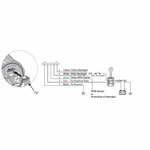 52MM WiFi Tachometer Gauge Tacho 0-4000RPM Programmable Diesel&Gasoline Engine - Picture 4 of 9