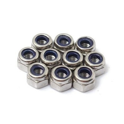 100x M4 Diar 4mm Stainles Steel   Insert Locking Screw Lock   Nut M2023 QL #xh