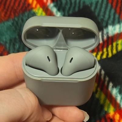 SoundLogic Gray Wireless Bluetooth Earbuds Built-in Microphone Charging Case