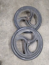 20" Mongoose Sate-Lite Mags Set Old mid School Freestyle BMX 16t 3/8 Axle tires