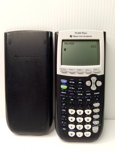 Texas Instruments TI-84 Plus graphischer Taschenrechner schwarz / GETESTET & FUNKTIONSFÄHIG