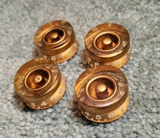 Vintage 1960's - 70's Gibson Gold Speed Knobs Original Vintage Not reproduction