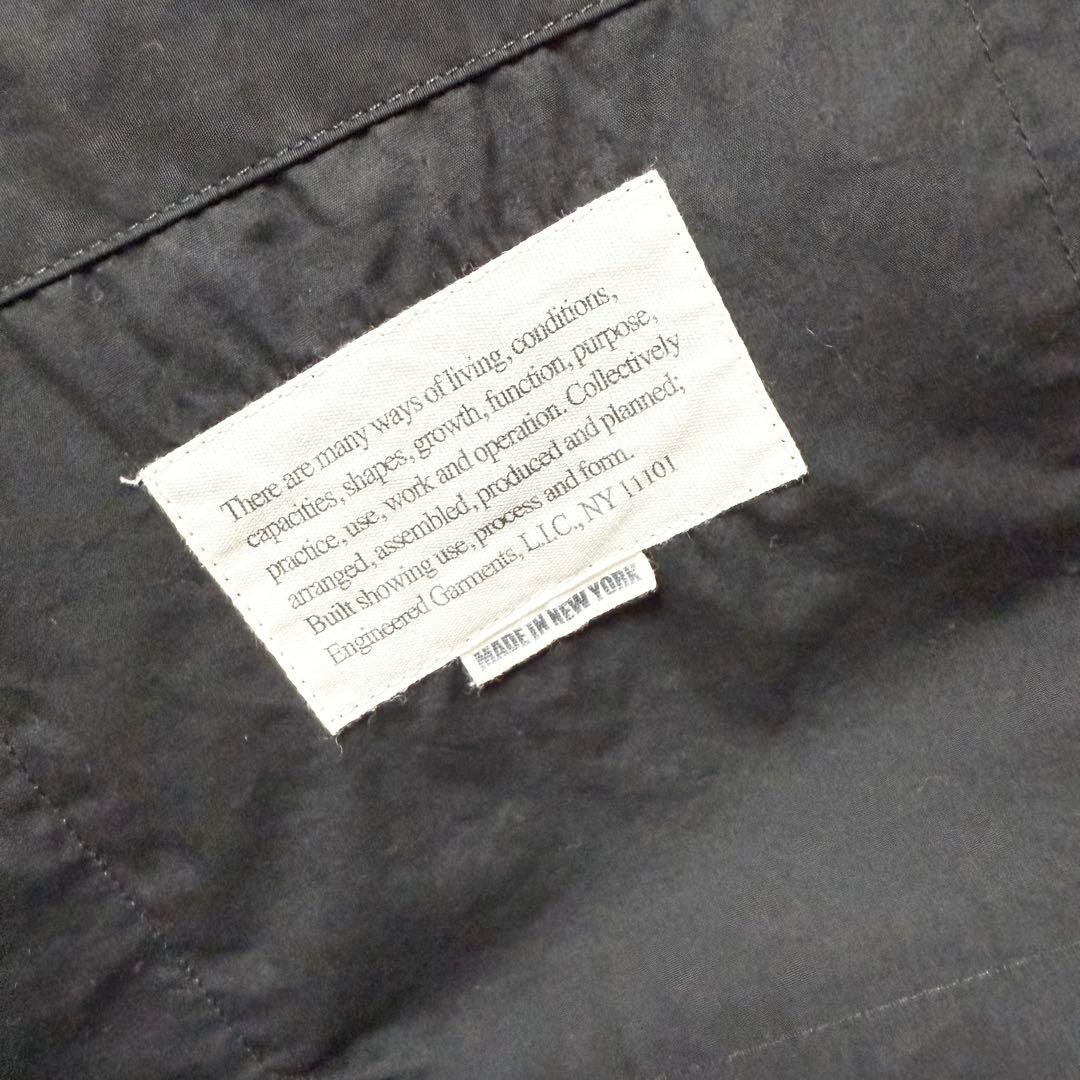 Engineered Garments L Size Custom Collarless Card… - image 8