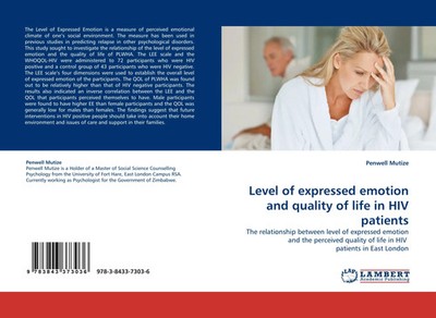 Penwell Mutize | Level of expressed emotion and quality of life in HIV patients