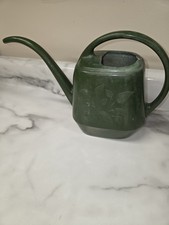 Plastic Watering Can Garden Scene Made In USA...