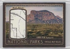 2018 Goodwin Champions Parks Vintage Map Relics 31/44 Big Bend National Park 7ov