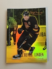 1995-96 Select Certified Mirror Gold #87 Trevor Linden NHL Vancouver Canucks