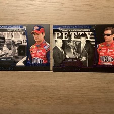 PRESS PASS LEGENDS JEFF GORDON / RICHARD PETTY SSP /1999 Bonus #d /1999 Added🏆