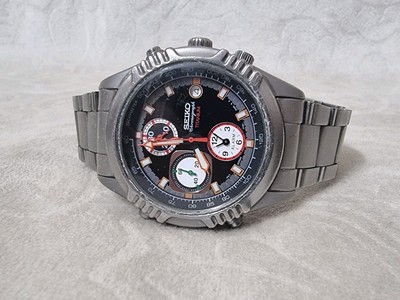 Vintage Seiko Seiko Titanium Alarm Chronograph Seiko Spirit