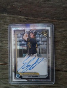 2023 Bowman Draft Chrome Prospect Autographs Eric Bitonti #CDA-EB