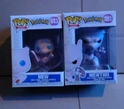 Funko Pop! #643 Mew & #581 Mewtwo Lot of 2 (Pokemon)