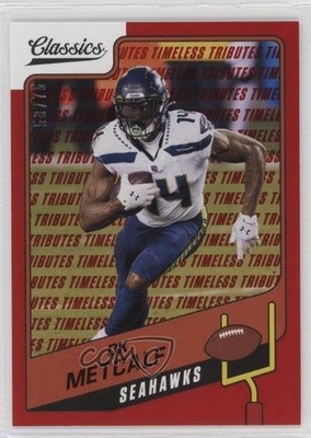 2021 Panini Classics Timeless Tributes Red /75 DK Metcalf #86 m1u