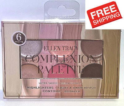 Completion Palette 6 shades Ultra Smooth Cream Formula Highlighters, Bronzer, Co