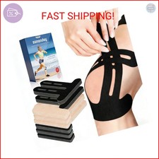 20 PCS Waterproof Kinesiology Tape for Shoulders/Knees,Precut Strips for Knee Pa