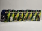 Star Wars Action Figures Power Of The Force Collection 1 & 2 Green Card Lot Of 8