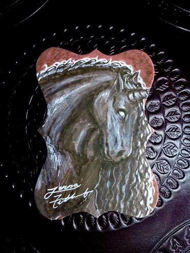 ACEO original painting 2.5 x 3.5 medieval knight fantasy by SilentPetal Studio