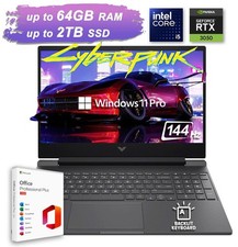 2026 HP Victus Gaming Laptop 15.6" 144Hz Intel i5 RTX 3050 Upto 64GB RAM 2TB SSD