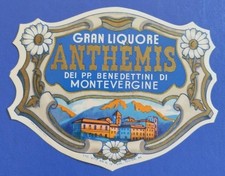 ANTHEMIS great liqueur of the Benedictine PPs of Montevergine (Avellino)