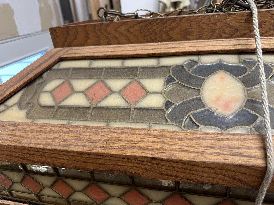 Lámpara de mesa de billar estilo Tiffany colgante luz de billar para araña de sala de juegos Foto 2 de 4