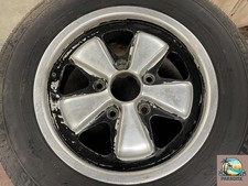 1969-1977 Porsche 911 Fuch Wheel 6x15 Et36 Black 91136102010 Ss 90136101206